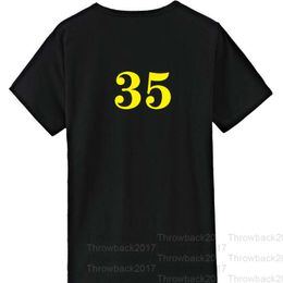 No35 black II T-shirt Commemorative Exquisite Embroidery High Quality Cloth Breathable Sweat Absorption Professional Production