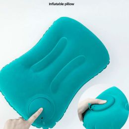 Convenient Travel Pillow, Foldable and Inflatable U-shaped Pillow, Outdoor Lumbar Cushion, Pillow, Sleeping Artefact F8057 210420