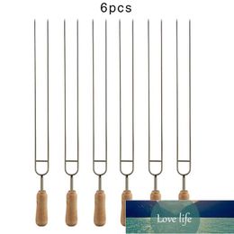 Grilling Skewers 6pcs Stainless Steel U Shaped Barbecue Brazing Fork Needle Tool