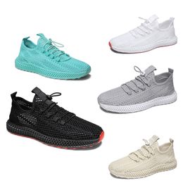 running shoes spring summer mens sneakers black white yellow grey breathable outdoor wear mes