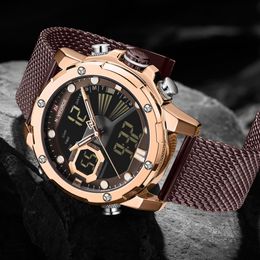 Relogio Masculino Mens Watches NAVIFORCE Top Brand Luxury Military Sport Quartz Watch Men Waterproof Wristwatch Reloj Hombre 210517