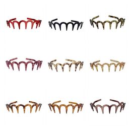 Merican hair band with broken rib tooth shape U-shaped Headband for Women Hair accessories 9 style T2I52292