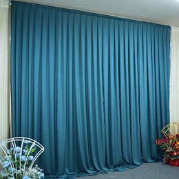 Party Decoration 3x3M Transparent Chiffon Fabric Wedding Backdrop Curtain Panel Stage Background Po Booth Outdoor Drapery