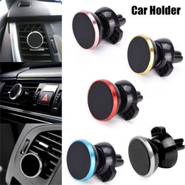 6 Strong Magnetic Car Mobile Phone GPS Holder 360 Degree Rotation Universal Air Vent Holder Stand For All Cellphone