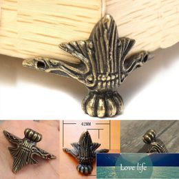 4Pcs/lot Antique Brass Jewellery Gift Box Wood Case Decorative Feet Leg Corner Protector DIY Craft Wholesale