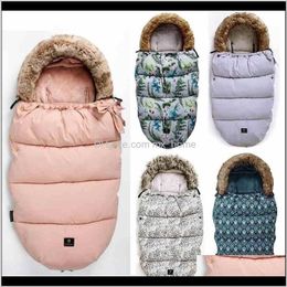 Bags Nursery Bedding Baby Kids Maternity Drop Delivery 2021 Top Brand 036M Baby Sleeping Bag Stroller Windproof Thick Sleep Sacks For Infant