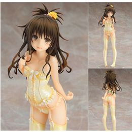 Anime Japan MaxFactory MF TO LOVE RU DarknLaLa Underwear Wedding DrVer Figure Sexy Girls Doll Toys Collection Model X0503