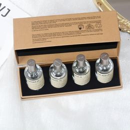 Factory direct High Quality perfume set 4*30ml Le Labo Santal Rose The Noir Another Longlasting Fragrance with Fast Delivery