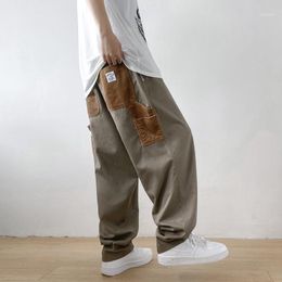 Men's Jogging Pants Men Multi-pocket Overalls Casual Ins Trendy Brand XXL