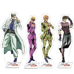 JoJo Bizarre Adventure Keychain Man Cartoon Key Chain Women Anime Cute Standing Keyring Creative Keyring Metal for Kid Breloczek