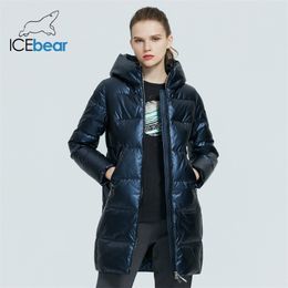 Winter Casual Fashion Women's Coat high-quality women's clothing Tight hooded parka GWD1D 211013