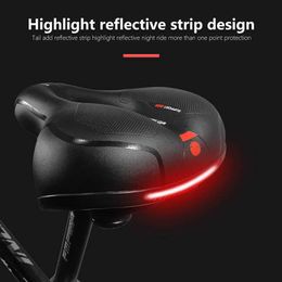 Men Women Bicycle Saddle Cover 3D GEL MTB Road Cycle Saddle Covers Hollow Breathable Comfortable Soft Cycling Seatsoft Bike Seat