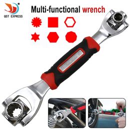 Wrench 48 in 1 Tools Socket Works with Spline Bolts Torx 360 Degree 6-Point Universial Furniture Car Repair 250mm 211110