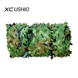 Camouflage Military Net Camo Net 4*3m/1.5*3m Ultralight Car Tent Shade Awnings Camping Tarp Sun Shelter Filet Camouflage Mesh Y0706