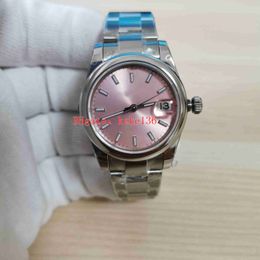 BP Fashion wtach Wristwatches 278240 31mm Pink dial Stainless Steel Sapphire Glass 2813 Movement Mechanical Automatic Ladies Womens Topselling Watches