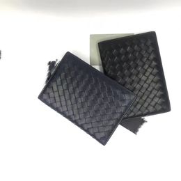 bottegaa vendetta Wallets Designer botega Brand bottegga Real Leather Genuine Men Wholesale Bi-fold Vintage Crochet Bags Passport Case Black Purse