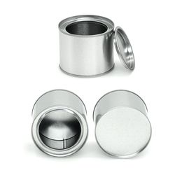 250ml Aluminium Tea Can Tins Pot Jar Comestic Containers Portable Seal Metal Tea Can Tinplate Candle Can DH9470