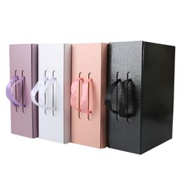 Large Shoe Box Space Saving Folding Gift Box Cardboard Men's And Women's Shoes Storage Packaging Boxes 38x28x14cm LX4569