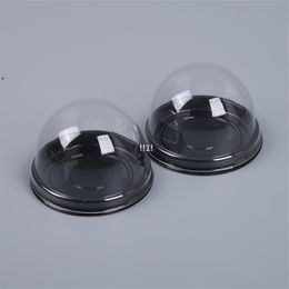 new Clear Cake Packing Box Plastic Dome Containers for Cupcake Dessert Wedding Baby Shower Party Favor Boxes Supplies EWE5438