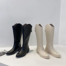 Boots Shoes Zipper Women's Autumn Round Toe Boots-Women Clogs Platform Luxury Designer Sexy Thigh High Heels Ladies 20