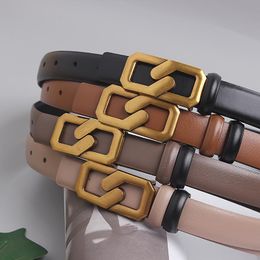 Belts Women's Runway Fashion Double Side Genuine Leather Cummerbunds Female Dress Corsets Waistband Decoration Belt TB2026