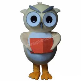 Halloween Cute Owl Mascot Costume Top Quality Cartoon character Carnival Unisex Adults Size Christmas Birthday Party Fancy Outfit