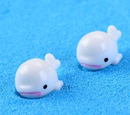 30pcs free shiping white color tiny dolphin fairy garden miniature decor DIY home desk artificial resin indoor and outdoor decor LLD12462