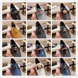 l5 A2 IDUZI Mens Oxfords Leather Italian Design Fashion Luxury Brands Double Colour Office Formal Pointed Toe Men Dress Wedding Shoes