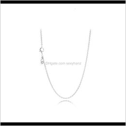 Necklaces & Pendants Jewellery Drop Delivery 2021 Panjia S925 Sterling Sier Cross With Beaded Simple Pendant Temperament Fashionable Clavicle C