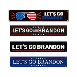new fence UK - Let's Go Brandon Flag Garden Flags Outdoor Flag 2024 New banner yard fence decoration High Quality 45 * 250cm