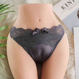 Adult sex products big ass artificial vagina anus dual channel real skin TPE silicone doll sexy sex doll male masturbator pussy Y0320