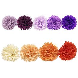 Gifts for women 5 Layers 6cm Artificial Carnation Soap Flower Head Eternal Flowers Bouquet Mother's Day Gift Box Handmade DIY Material 50pcs/lot
