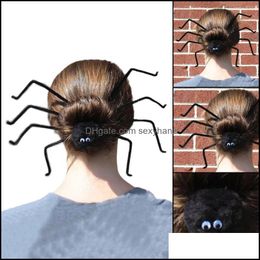 Jewellery Hair Clips & Barrettes Halloween Spider Hairbands For Women Fashion Long Leg Black Headdress Festival Headband Cosplay Props Drop De