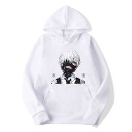 Tokyo Ghoul Anteiku Horror Printed Hoodies Cozy Tops Pullovers Hooded Sweatshirts Y0816