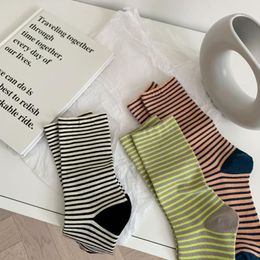 Men's Socks 1 Pair And Women's Socks, Retro Tones, Trendy Literary Tube Sweet, College Fashion Trends