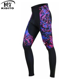 Racing Pants KIDITOKT 2021 Winter 3D Gel Padded Cycling Shockproof Mountain Bike Tights MTB Bicycle Trousers For Men