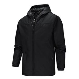 Men's Waterproof Jacket Breathable Coat Sportswear Hooded Softshell Outdoor Rain Mountain 220301