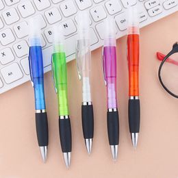 Mini Sprayer Disinfection Pen Metal Clip Empty Tube Refillable Perfume Alcohol Hand Sanitizer Sterilising Spray Pens W0113