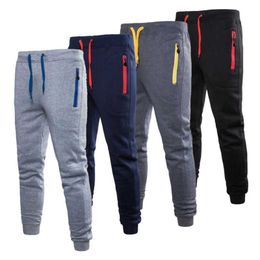 Pantalones De Chándal Para Hombre Bolsillos Con Cremallera Oferta Online |  DHgate.com