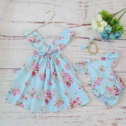 Cotton Kids Dresses For Baby Girls Summer Vintage Flutter Sleeveless 4t Children Pageant Easter Princess Dress Vestido Infantil Q0716