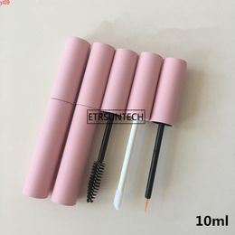 100pcs 10ml DIY Pink empty eyelashes tube mascara tube, Lip Gloss Tube Refillable Bottles Makeup tool F3672good qty