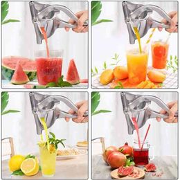 Manual Juice Squeezer Aluminium Alloy Hand Pressure r Pomegranate Orange Lemon Sugar Cane Fresh Fruit r 210628
