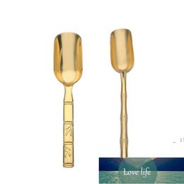 Brass Copper Tea Spoon Loose Tea Leaves Scoop Holder Chinese Kongfu Tool Accessory Teaware OWF6850