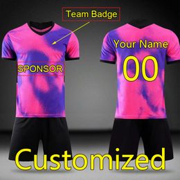 DIY Customised Blank MILAN 2022 Soccer Jersey 21 22 Schools PAIRS team Custom Made to order Yourself name number football shirts Men Kits Uniforms Style 215