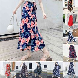 Arrival Summer Holiday skirts Women Bandage Swimwear Lace-Up Beach Midi Wrap Skirt Sarong Lined sundress jupe femme falda 210520