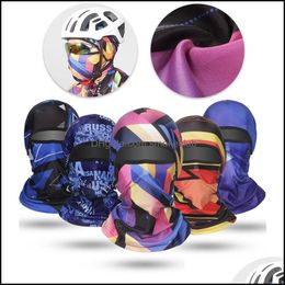 Designer Masks Housekee Organisation Home & Gardencycling Sports Riding Hood Face Magic Headscarf Bicycle Outdoor Fishing Neck Scarf Summer