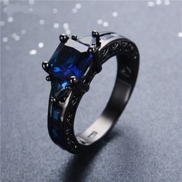 14K Multi-tone Sapphire Diamond Anillos De Bizuteria Bague Etoile Obsidian Diamante diamond jade Ring Rock for Men women