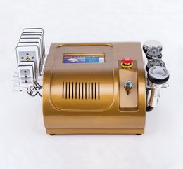 6 In 1 Multifunction Cavitation RF Vacuum 650nm Lipo Laser Slimming Machine Body Shaping Fat Burning Weight Loss