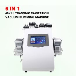 Factory Price Salon 6 in 1 Lipolaser Ultrasonic Cavitation RF Slimming Body Shaping Machine