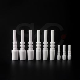 High quality Smoke 10mm 14mm 18mm Mini Ceramic Nail Tip NC Kits For Glass Bong Pipe Dab Rig